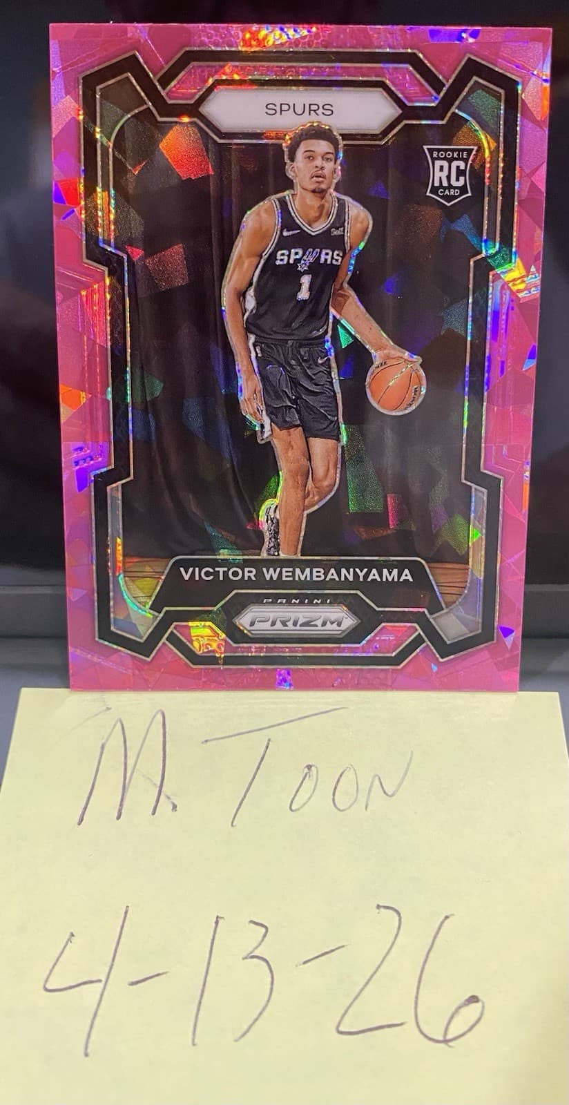 2023-24 Panini Prizm - Victor Wembanyama #136 Pink Ice Prizm (RC)