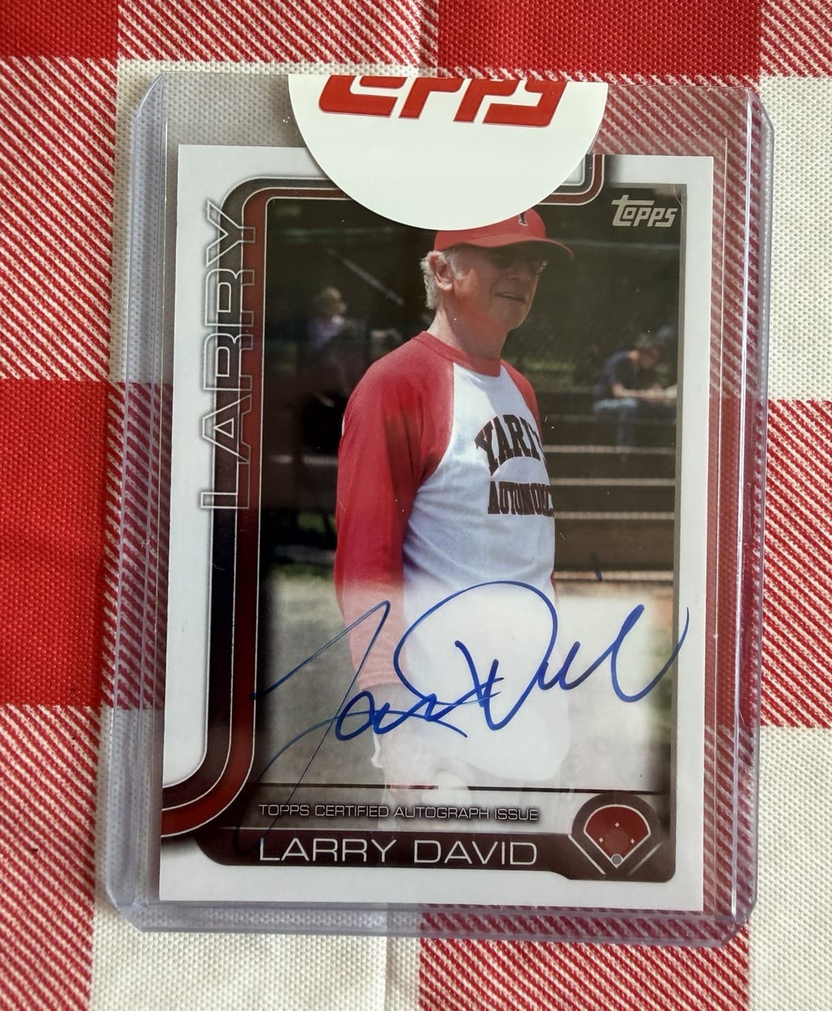 2025 Topps Series 1 Larry David Autographs Auto Insert #LD-1 19/25