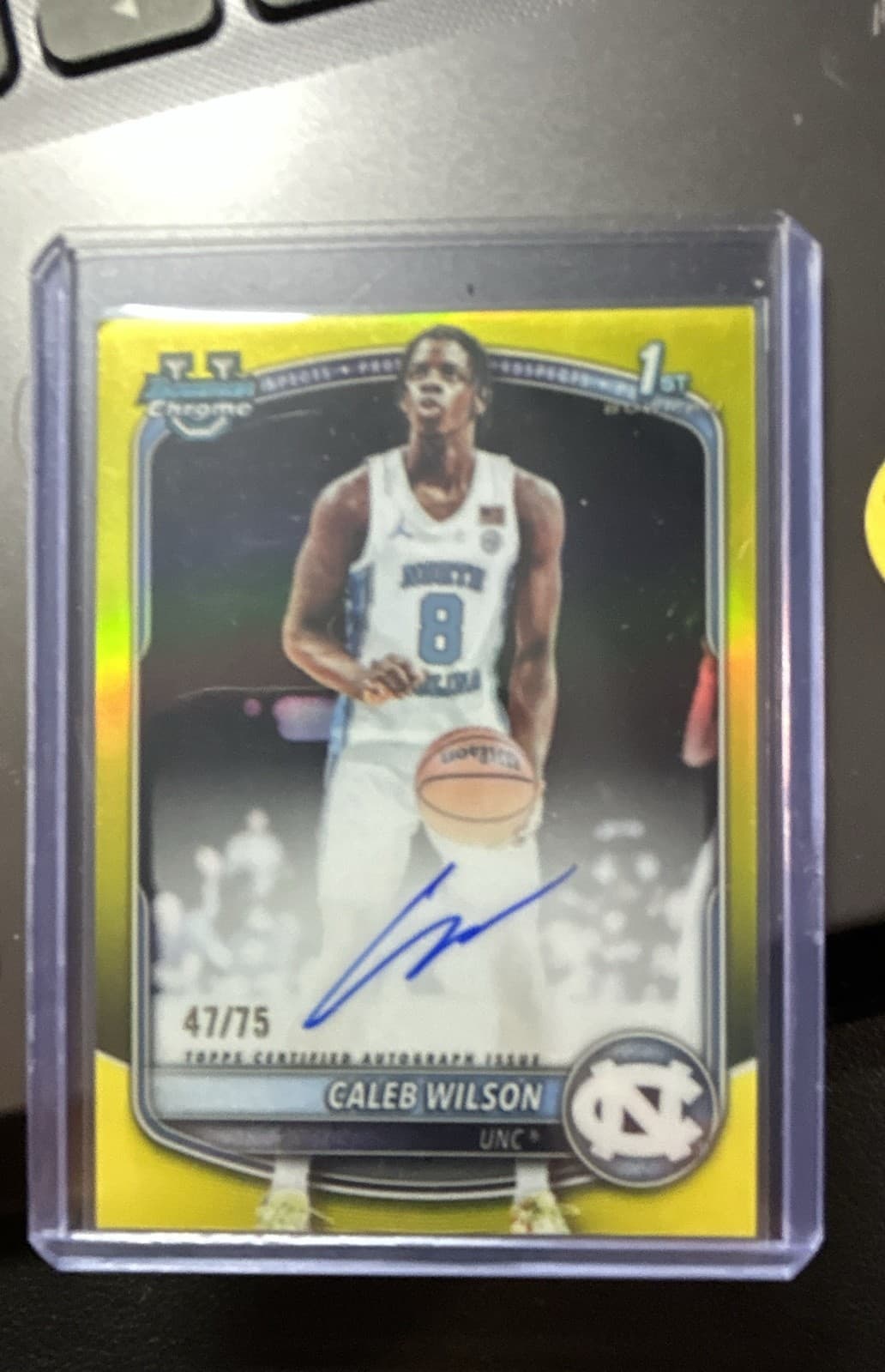2025 Topps Chrome Prospect Autograph Caleb Wilson /75 1st Bowman UNC 🔥🔥