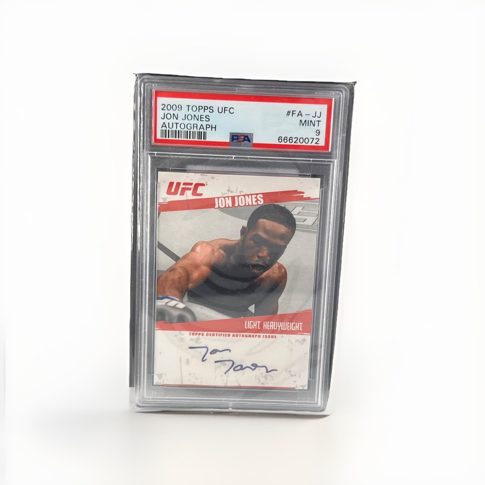 2009 Topps UFC - Fighter Autographs Jon Jones #FA-JJ Signed Jon Jones (AU, RC)