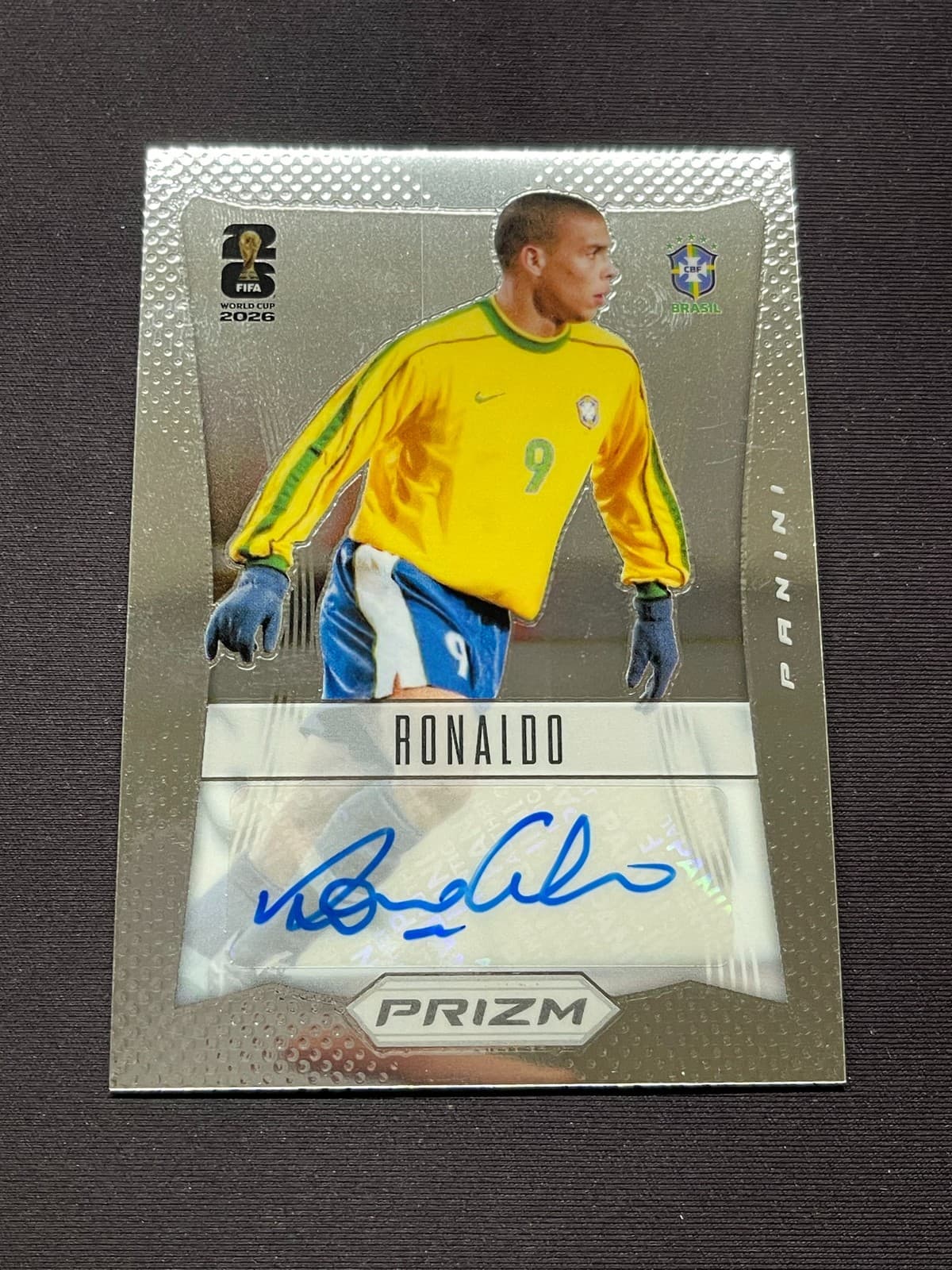 2026 Panini World Cup Prizm Ronaldo 2012 Prizm Throwback Auto