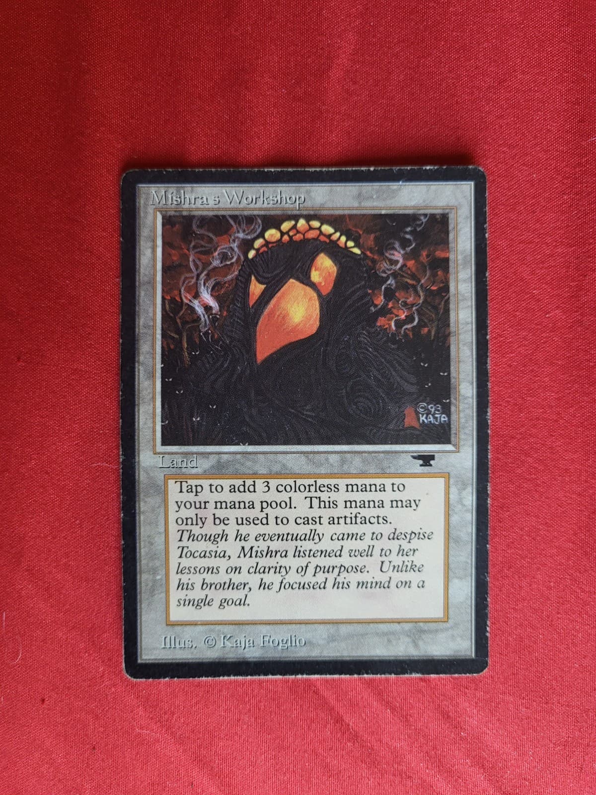Magic the Gathering Mishra's Workshop Antiquities Card