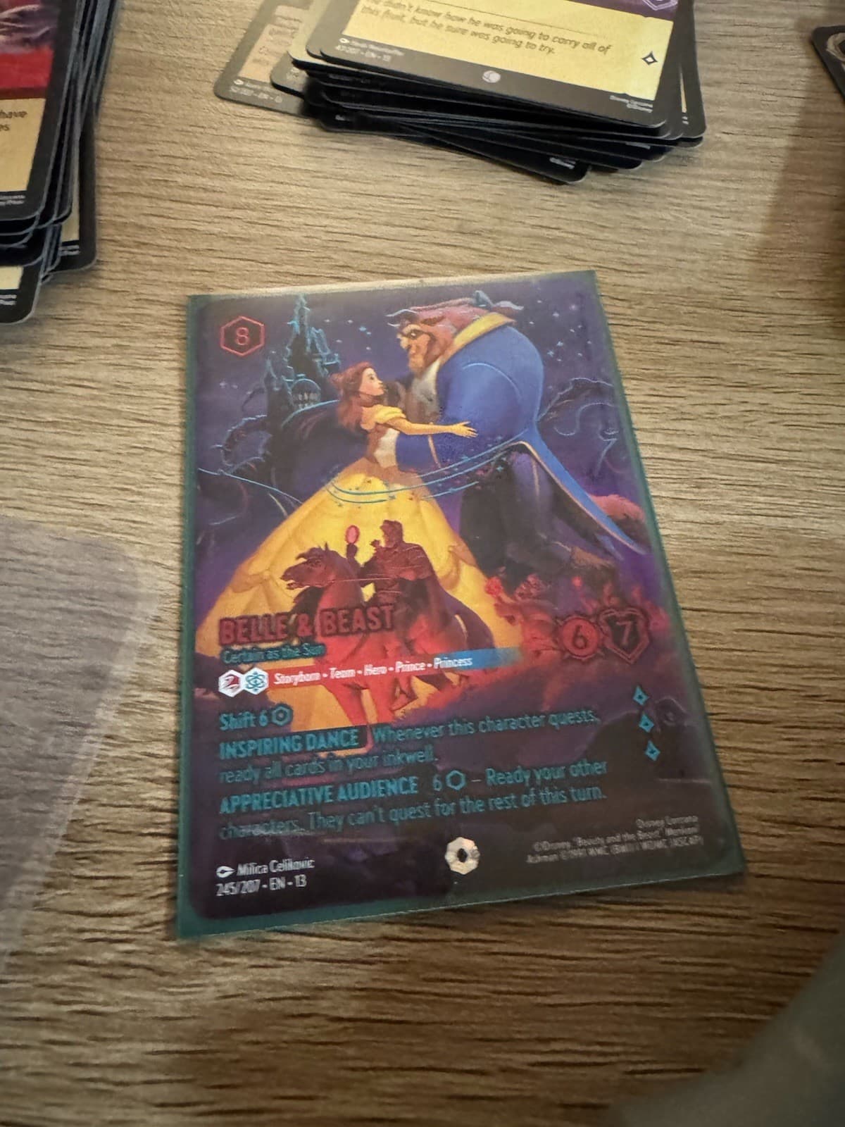Belle and Beast - Certain as the Sun (Iconic) Disney Lorcana TCG #245/207