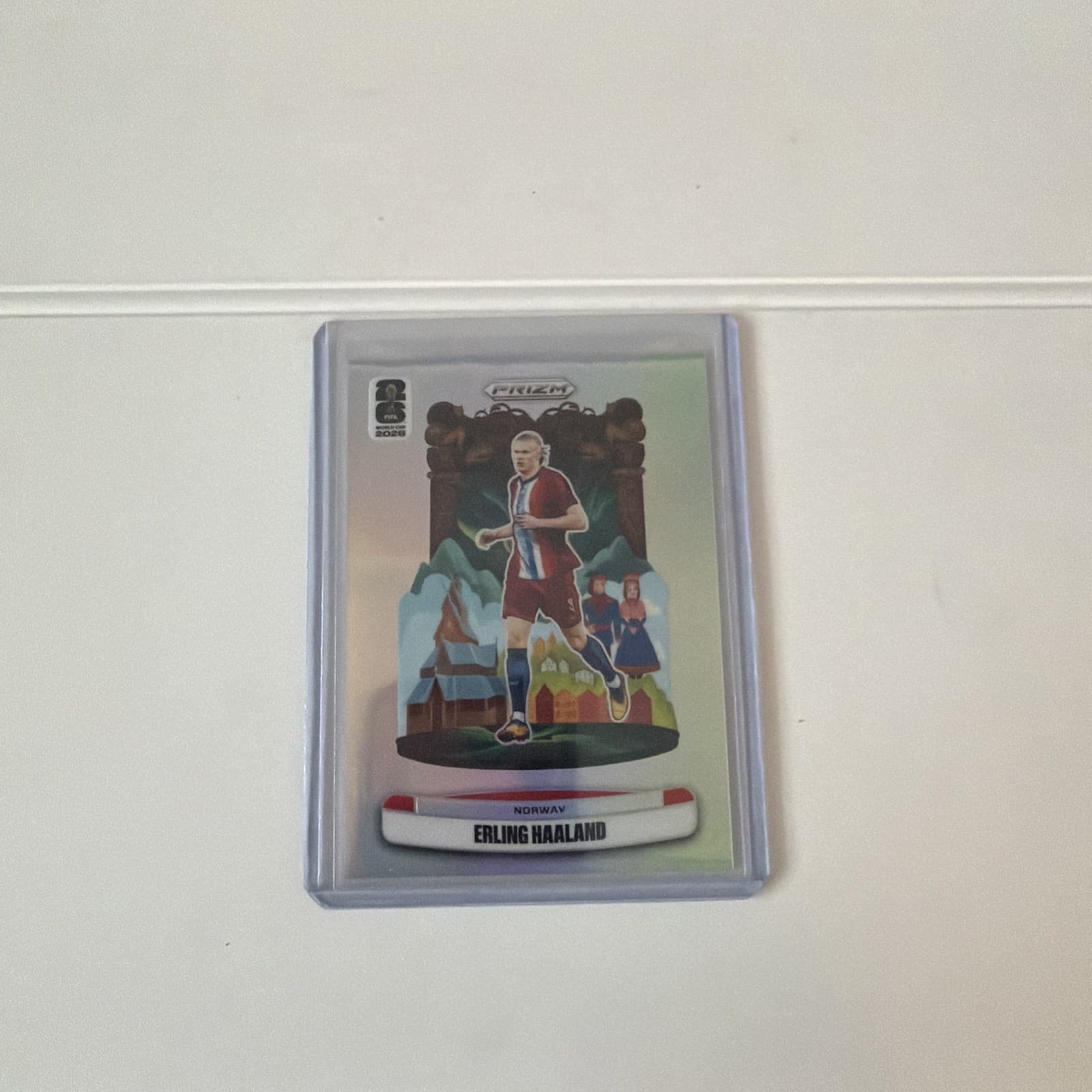2026 Panini Prizm FIFA World Erling Haaland #19 National Landmarks Case Hit SSP