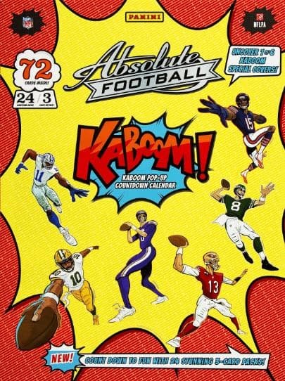 2024 PANINI ABSOLUTE FOOTBALL COUNTDOWN CALENDAR 8-BOX CASE