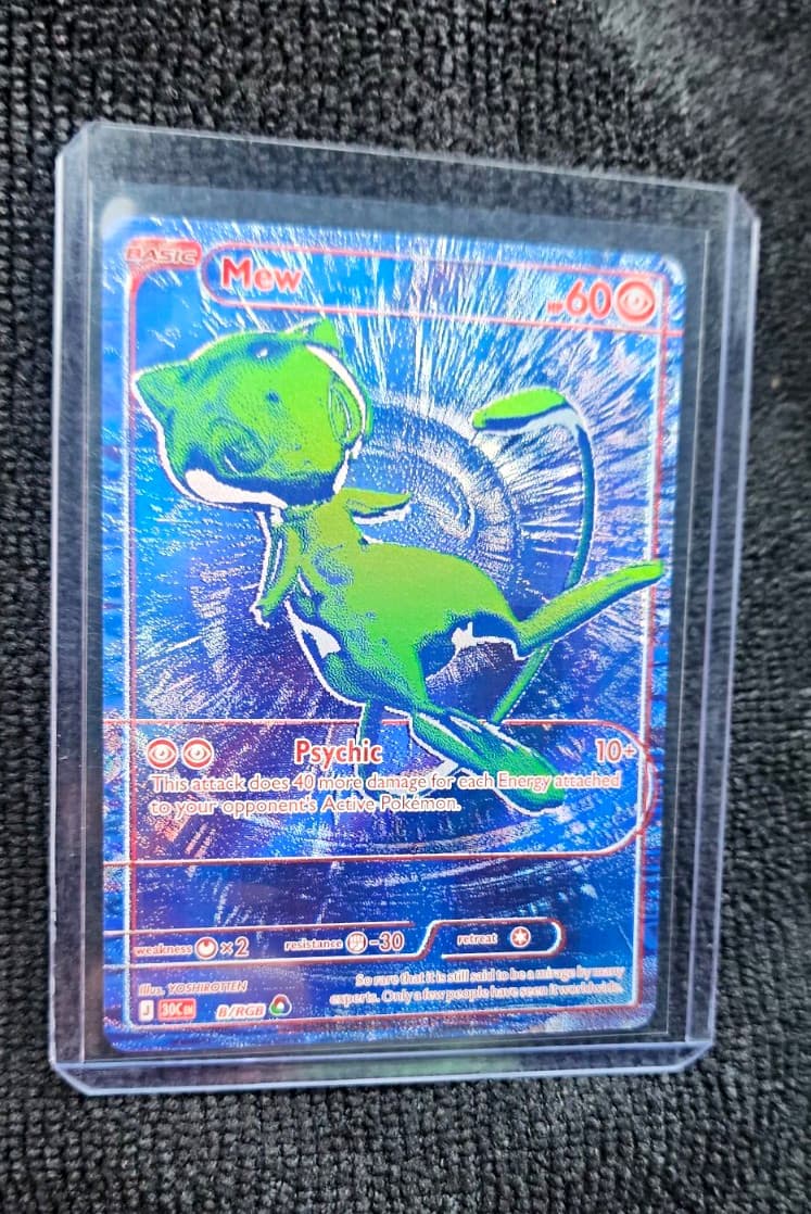 Pokemon TCG Mew 60 HP Holo Rare 30th Anniversary YOSHIROTTEN