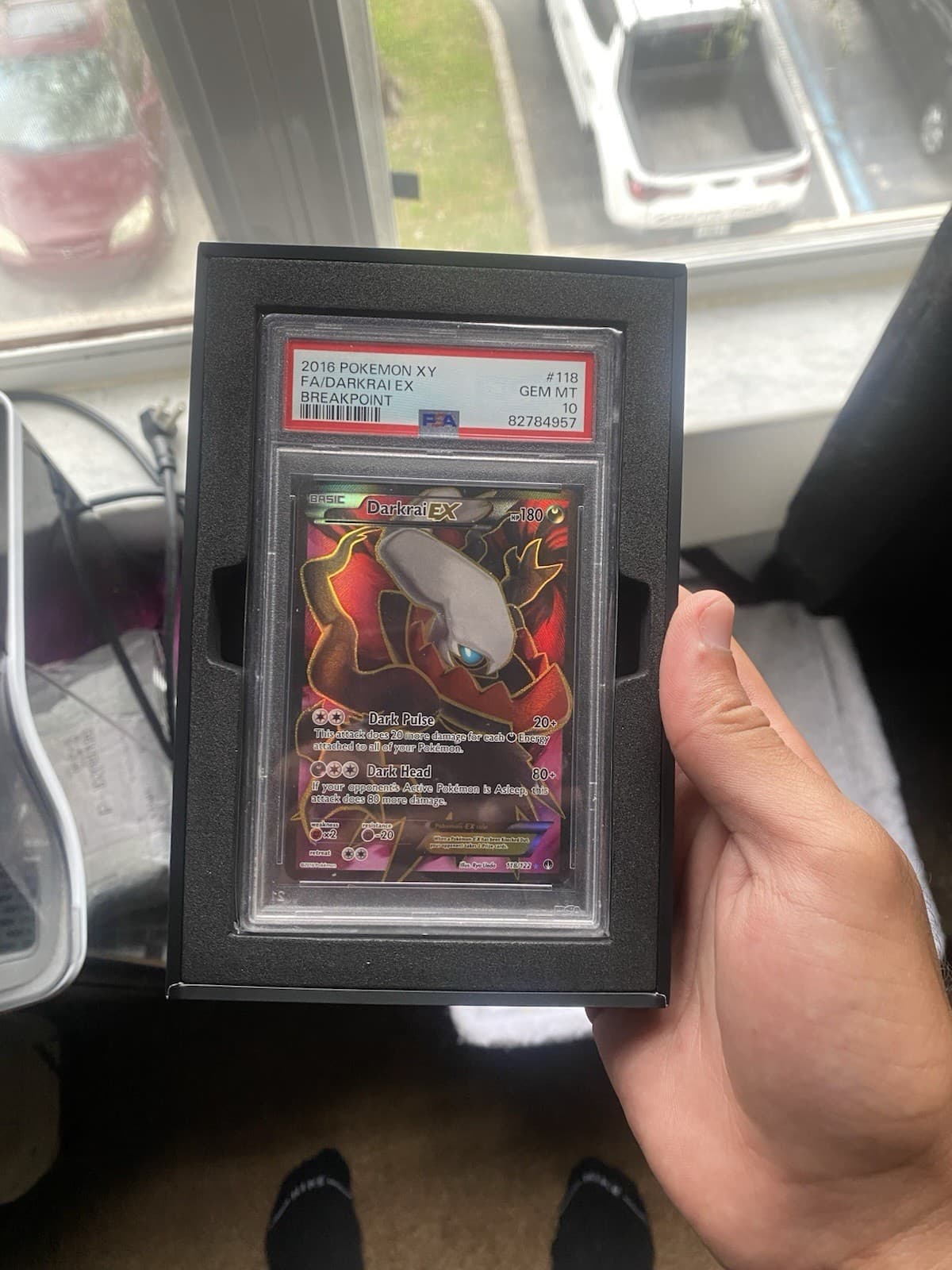 Pokemon TCG Darkrai EX BREAKpoint Full Art Holo 118/122 PSA 10 (2016)