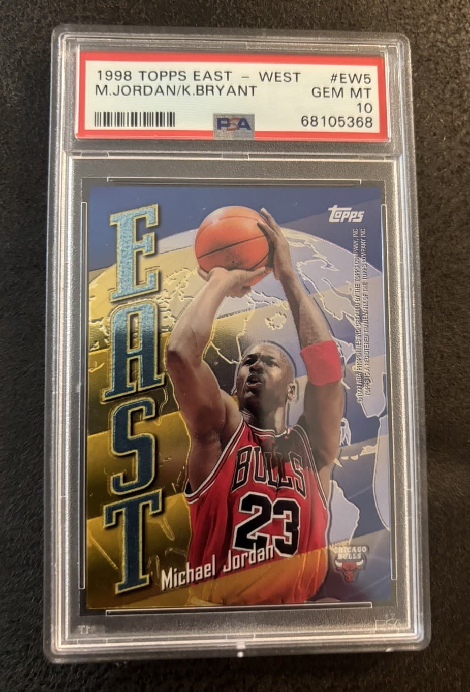 1998-99 Topps East/West Kobe Bryant, Michael Jordan #EW5 PSA 10