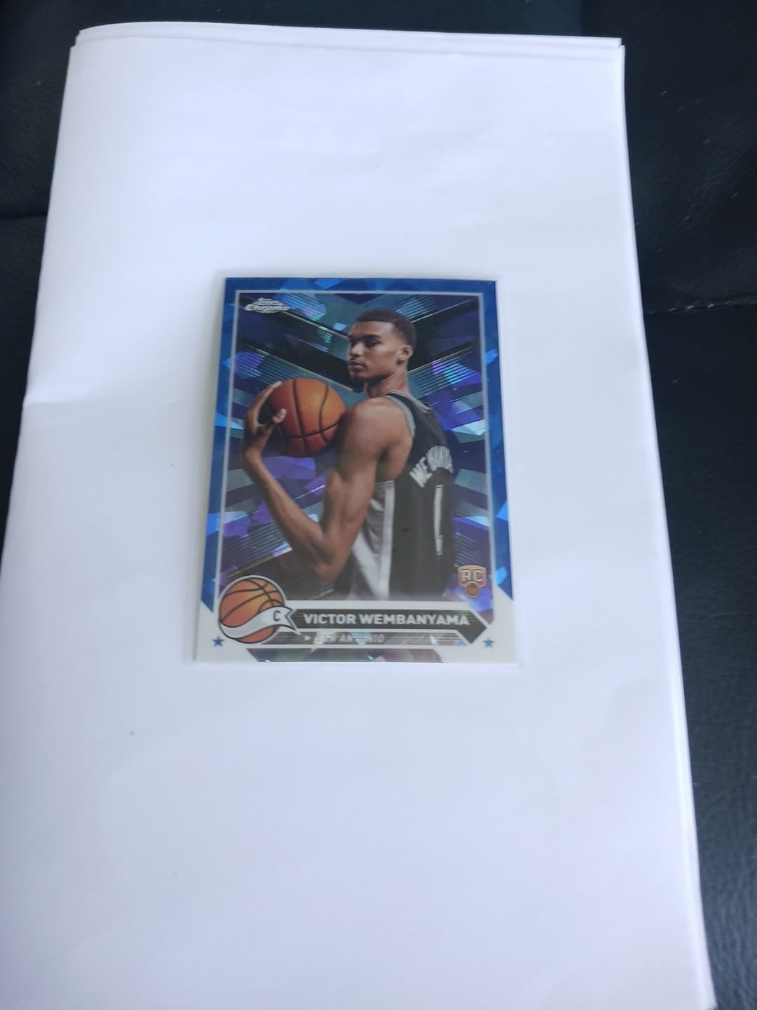 2023-24 Topps Chrome Sapphire Victor Wembanyama #1 RC Rookie MINT