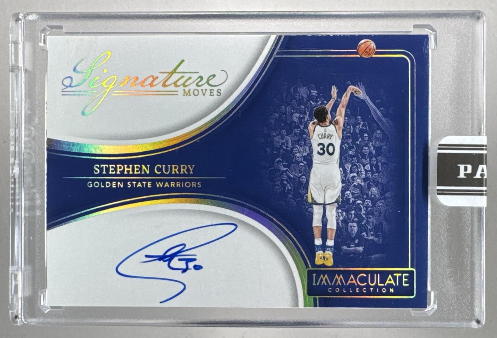 Stephen Curry 2026 Panini Black Box 2023 Immaculate Signature Moves Auto 1/1