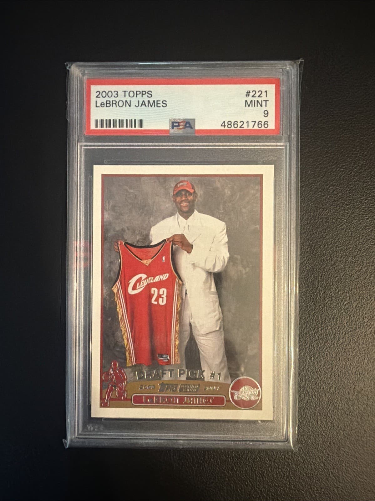 2003-04 Topps - Draft Pick LeBron James #221 (RC) PSA 9