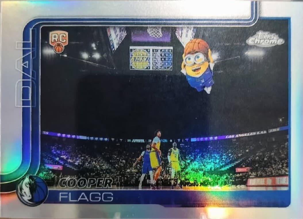 Topps Cooper Flagg #M-5 2025-26 Topps Chrome Updates Minionfractor RC