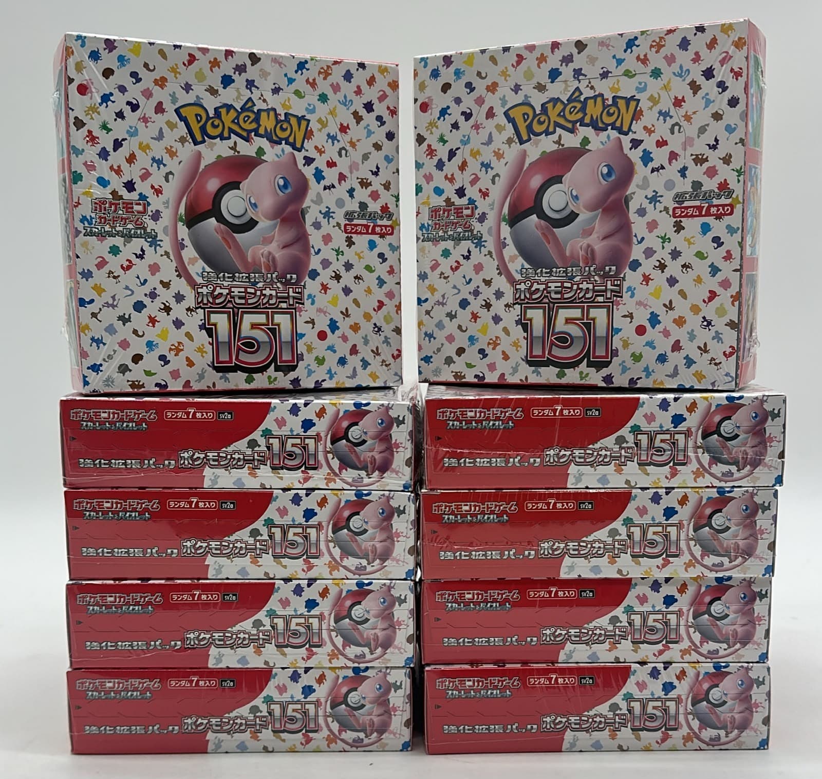 Lot of (10) Pokemon TCG Japanese 151 SV2a Booster Boxes SEALED NEW