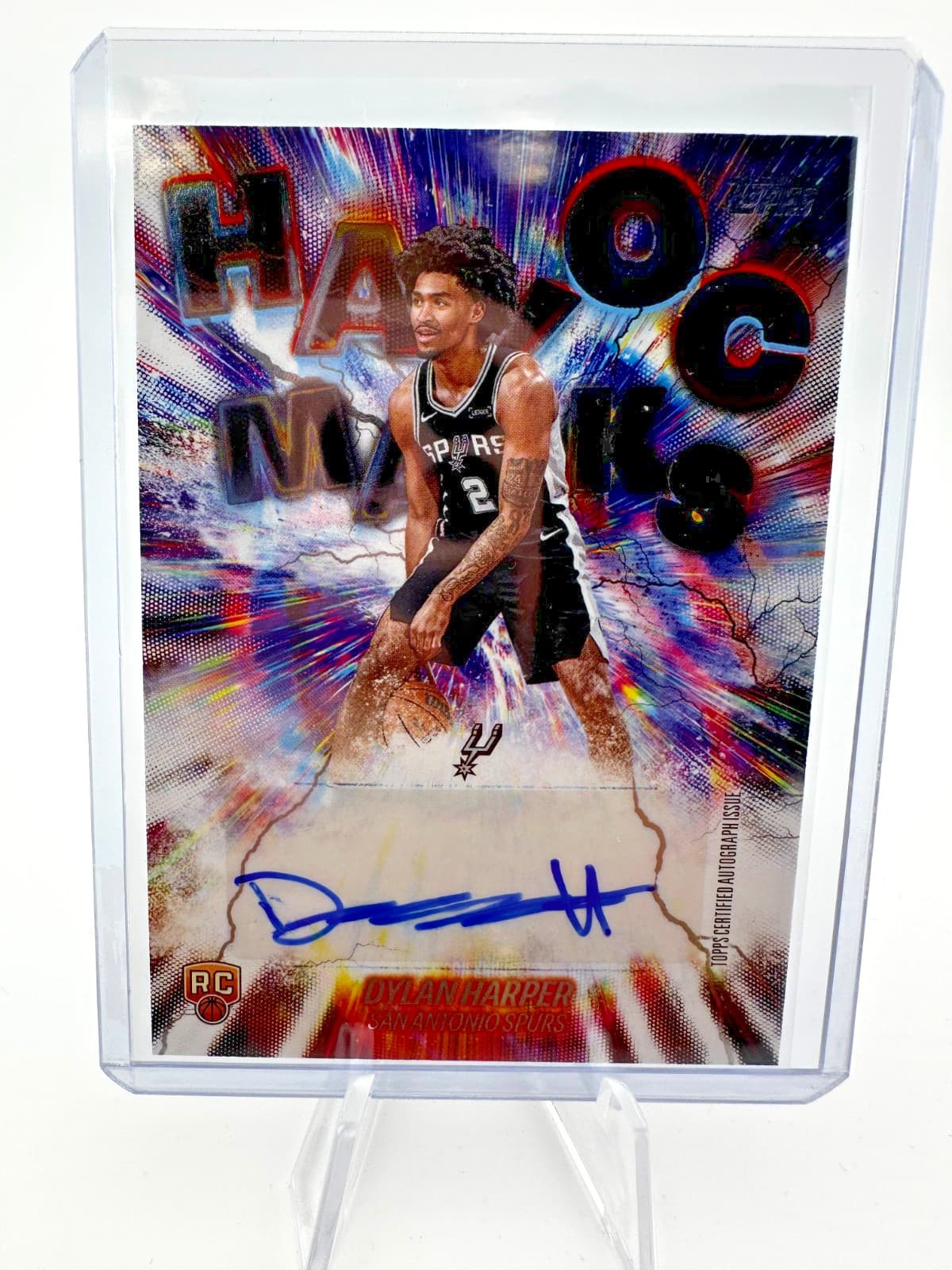 2025-26 Topps Dylan Harper RC Rookie Havoc Marks Auto