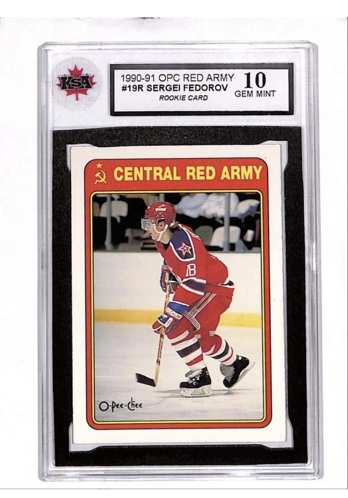 Sergei Fedorov #19R Rookie KSA 10