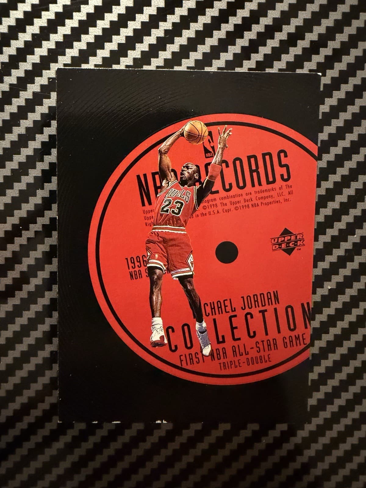 Michael Jordan 1997 Upper Deck NBA Records Collection #30 Bulls HOF 90s Insert