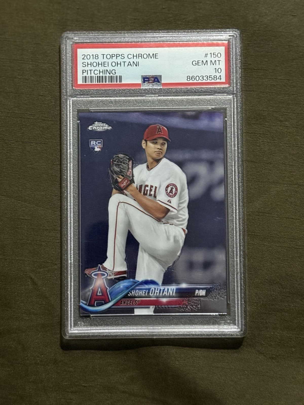 2018 Topps Chrome - Shohei Ohtani #150 White Jersey (RC)