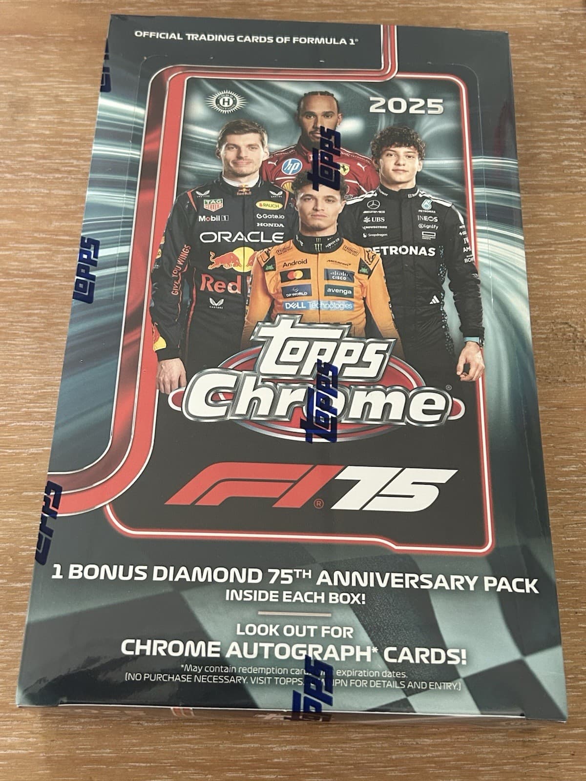 2025 Topps Chrome F1 Formula 1 Hobby Box