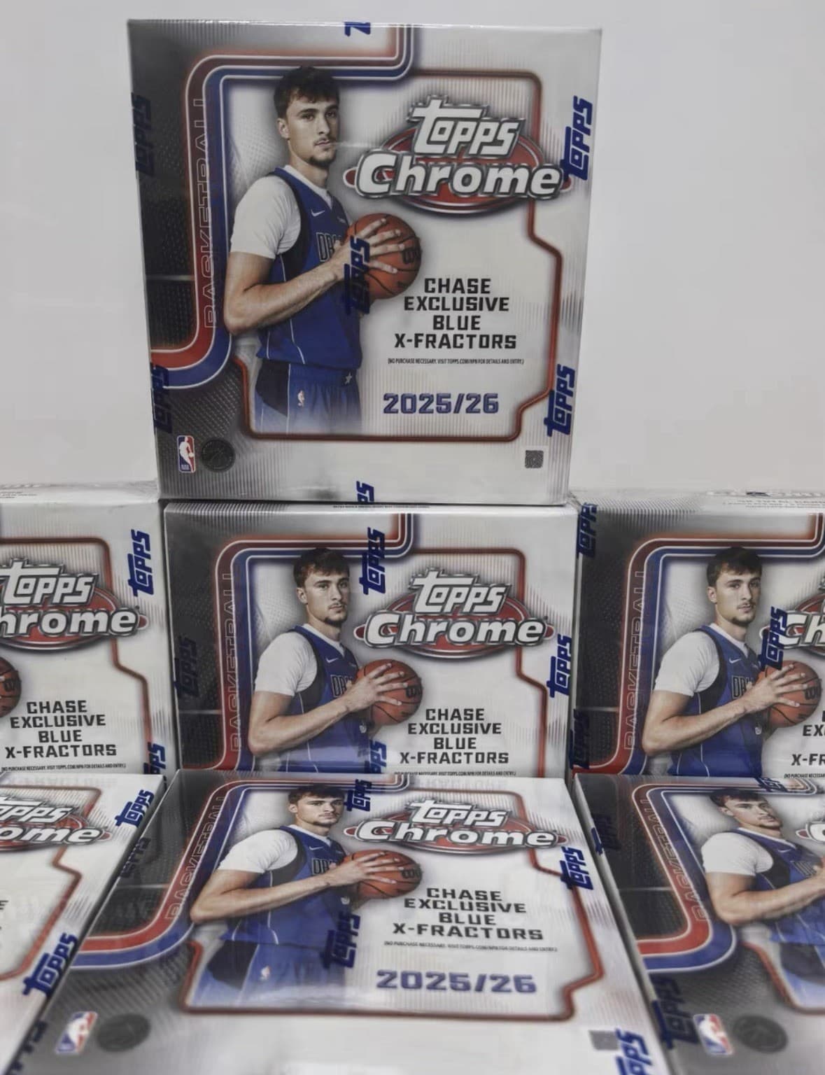 10 Box lot 2025-26 Topps Chrome Basketball Mega Box Sealed Cooper Flagg RC Year
