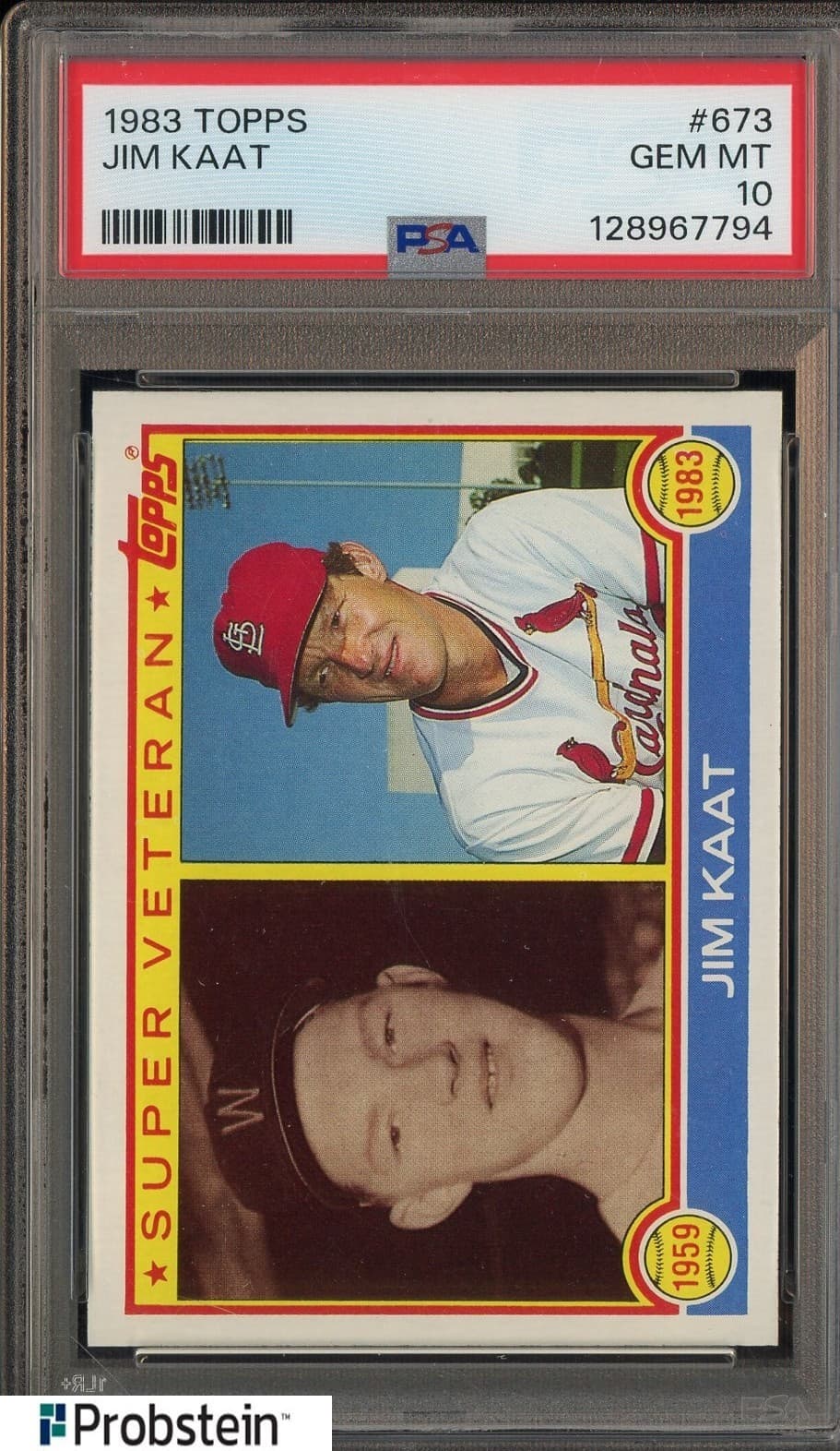 1983 Topps #673 Jim Kaat HOF PSA 10 GEM MINT
