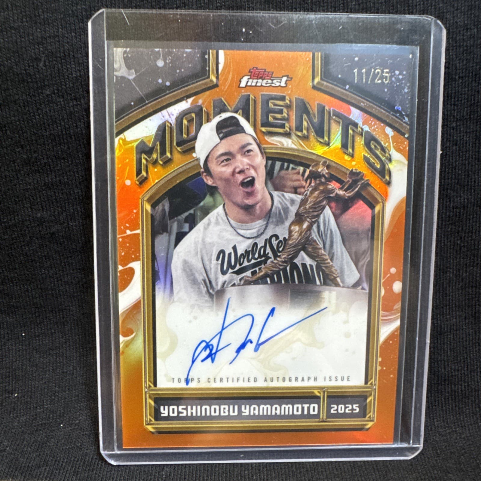 Topps 2026 Finest Baseball Yoshinobu Yamamoto Finest Moments Auto FMA-YY 11/25