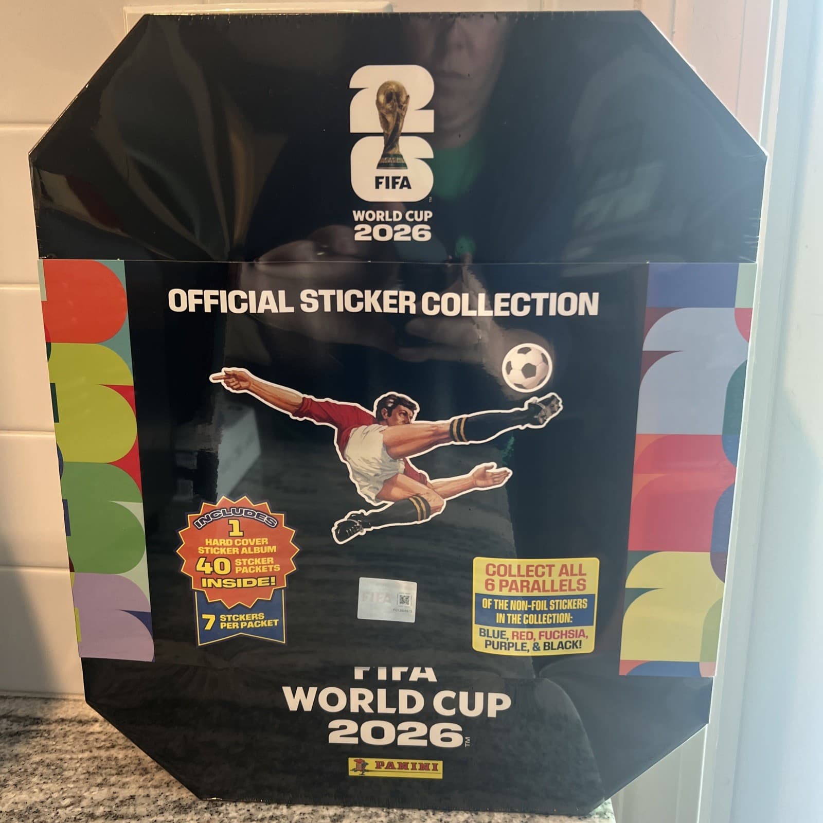 2026 Panini FIFA World Cup Sticker Stadium Collection Box SEALED INHAND🔥NICE!!