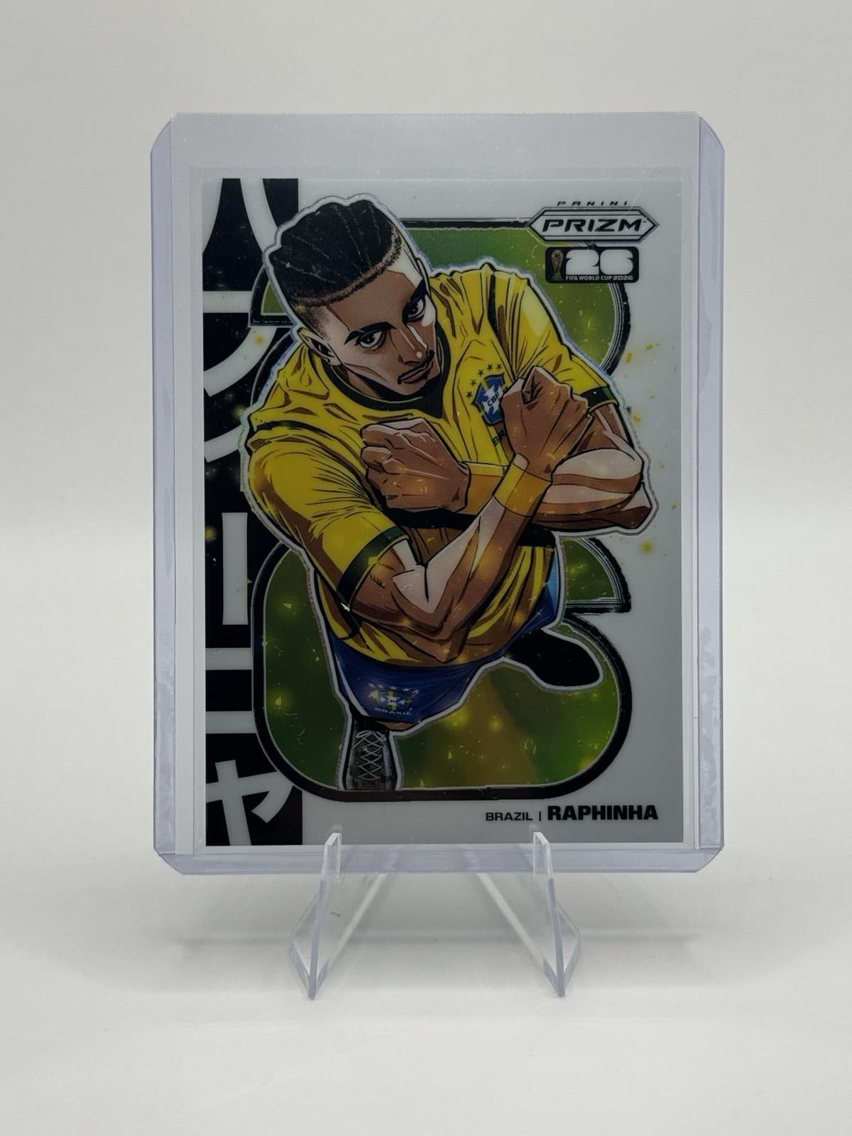 2026 FIFA World Cup Prizm RAPHINHA SSP MANGA Ultra Rare Case Hit Brazil