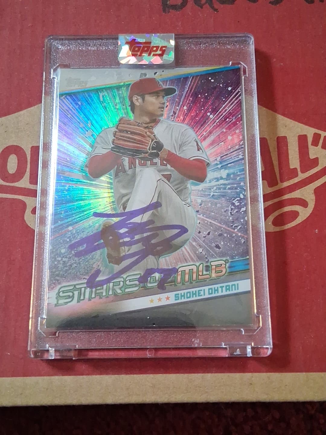 2024 Topps-Shohei Ohtani Old School IP Auto Card From Stars Of MLB Set
