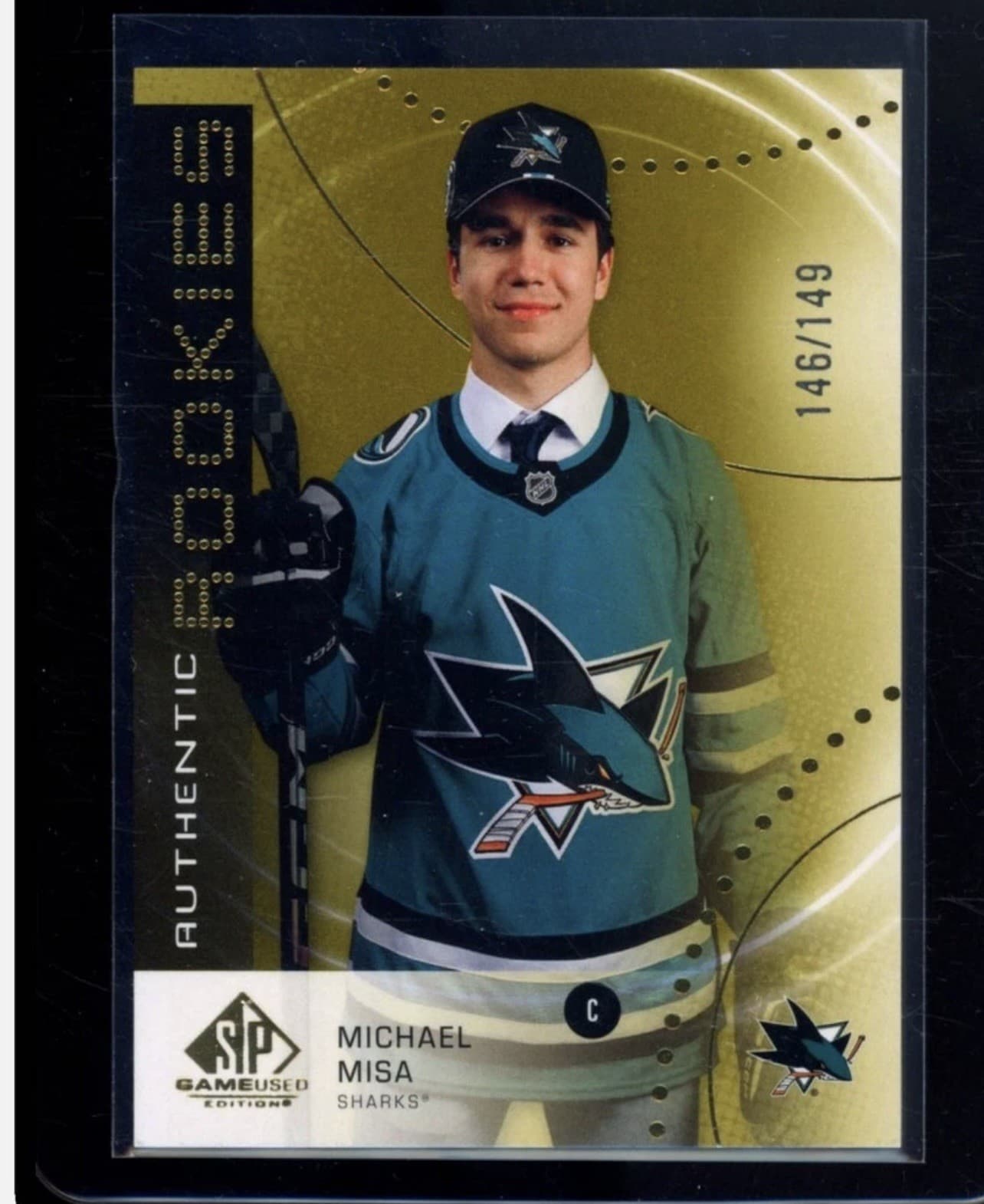 2025 UPPER DECK SP GAME USED #AR-MM MICHAEL MISA GOLD ROOKIE RC /149