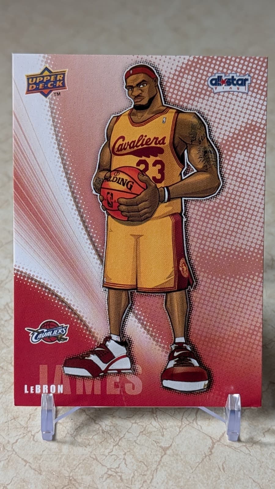 2008 Upper Deck All Star Vinyl LeBron James NBA Series 1 #LBJ1 SSP manga anime