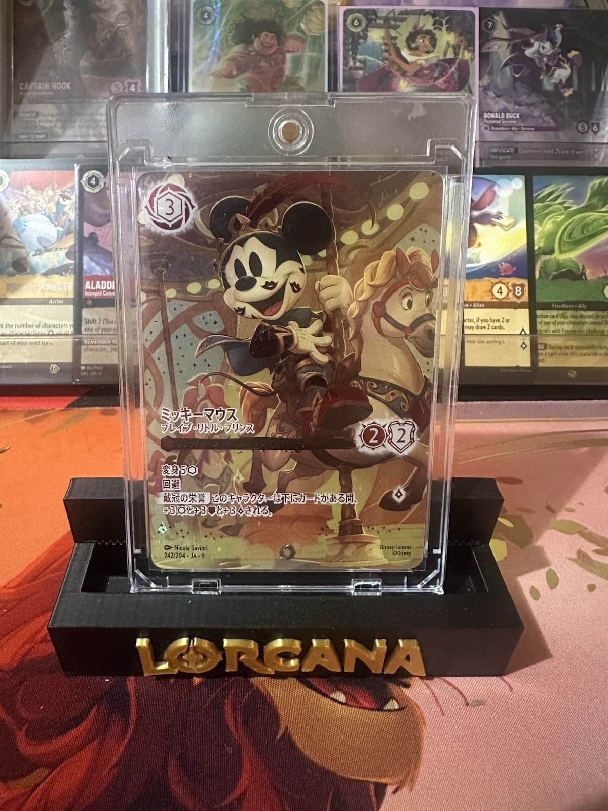 Disney Lorcana Mickey Mouse Brave Little Prince Iconic Card 242/204 JP