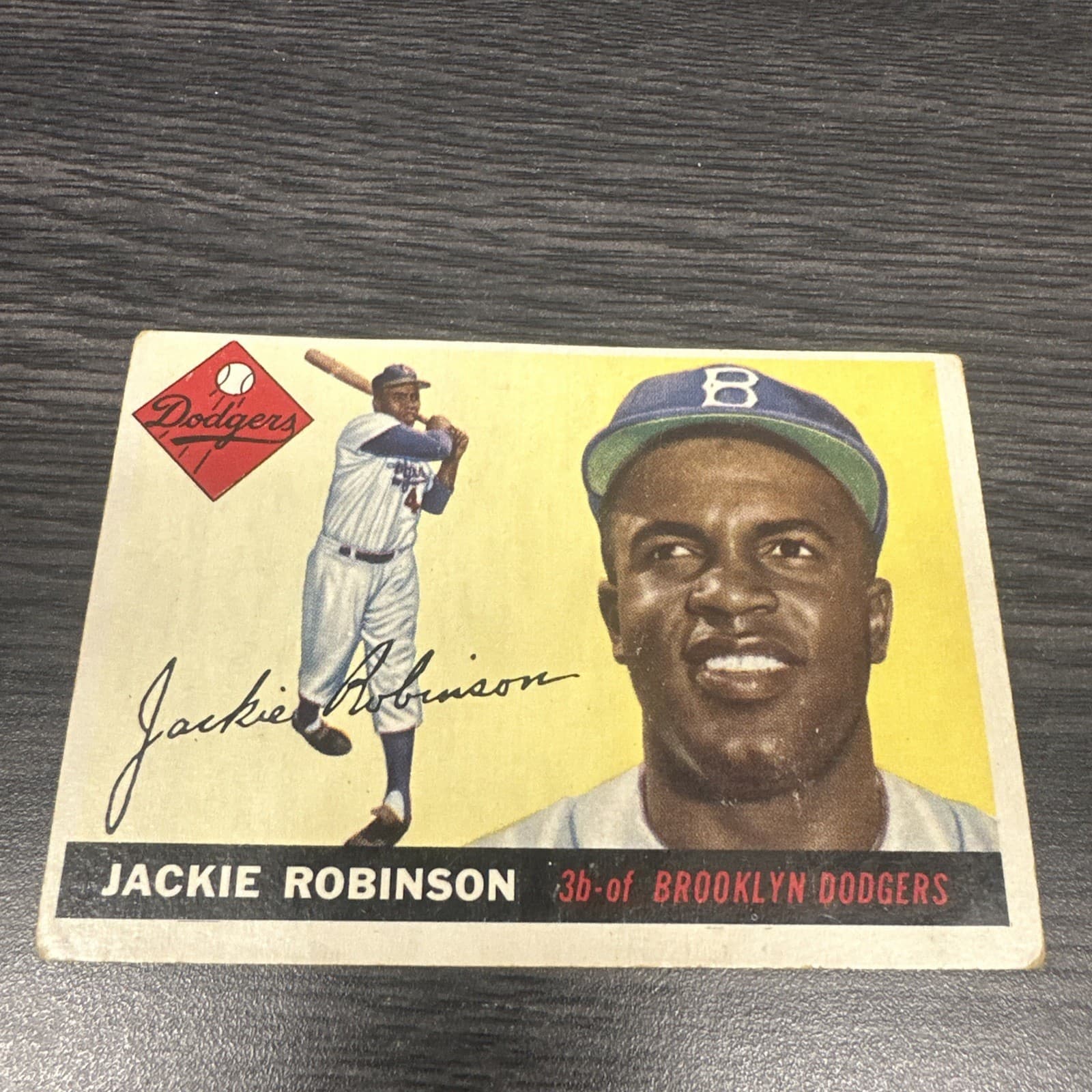 1955 Topps Set Break Jackie Robinson #50 VG- AMAZING CONDITION