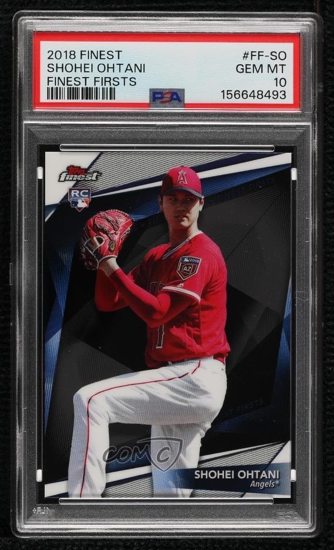 2018 Topps Finest Firsts Shohei Ohtani #SO PSA 10 GEM MT Rookie RC