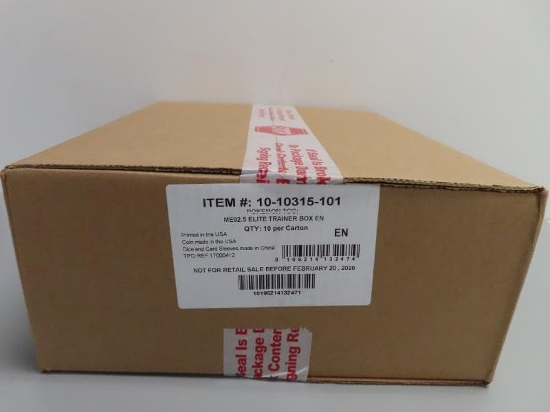 2026 Pokemon Mega Evolution Ascended Heroes Sealed ETB Elite Trainer Box Case