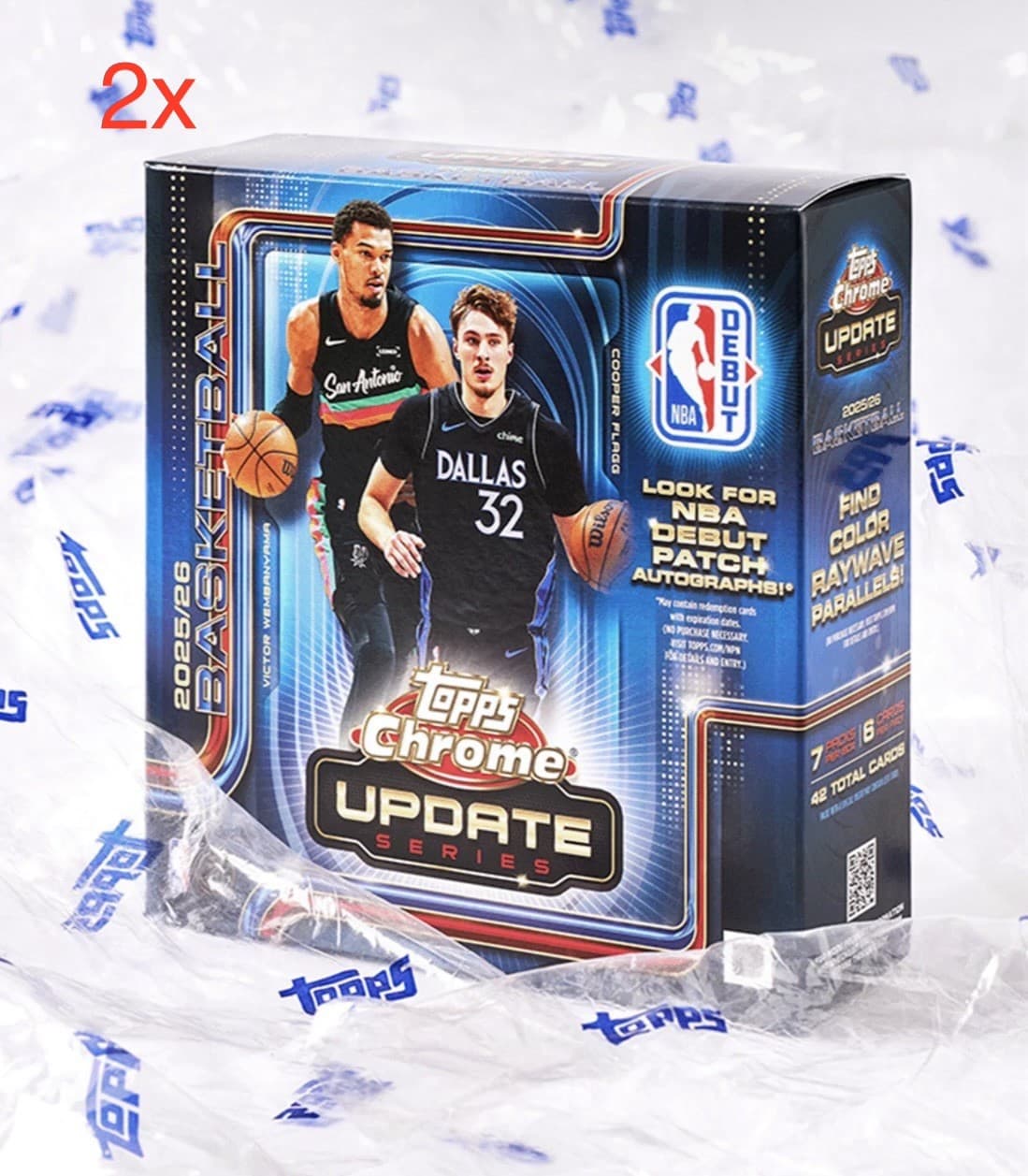 💥💎2 Boxes🔥2025-26 Topps Chrome Update Basketball Mega Box🔥PRESALE💎💥