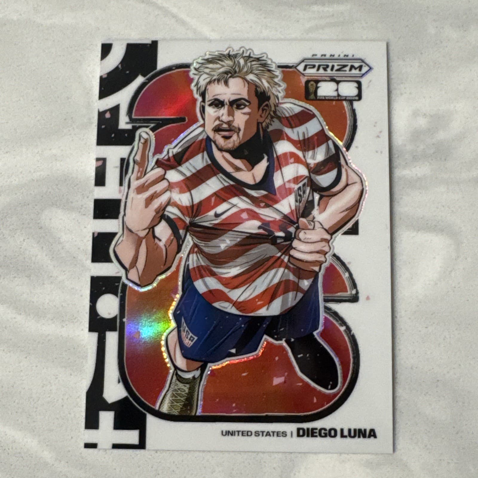 2026 Panini Prizm FIFA World Cup Diego Luna #19 USMNT Manga Case Hit SSP