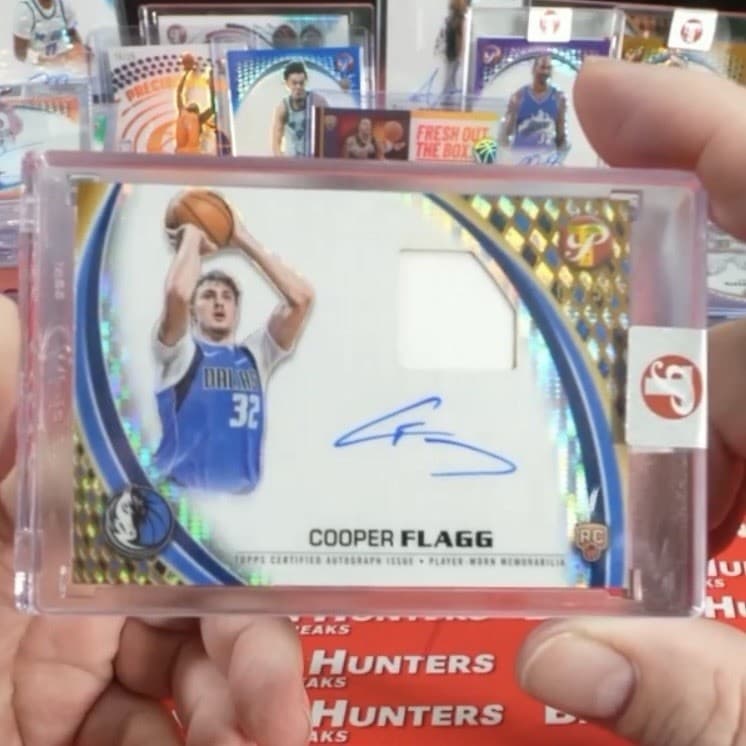2025-26 Topps Pristine Cooper Flagg Pristine Pieces Rookie Patch Auto Gold/50