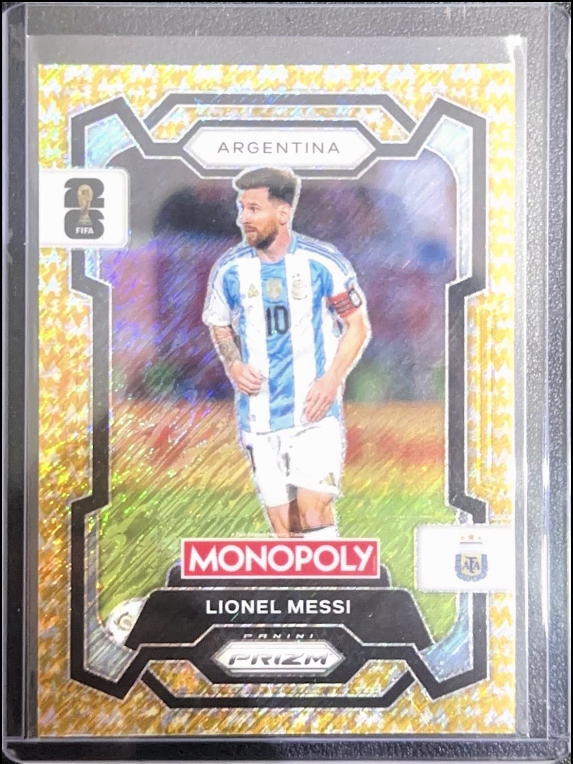 Panini Monopoly Prizm FIFA World Cup Lionel Messi Argentina 483/500 2026