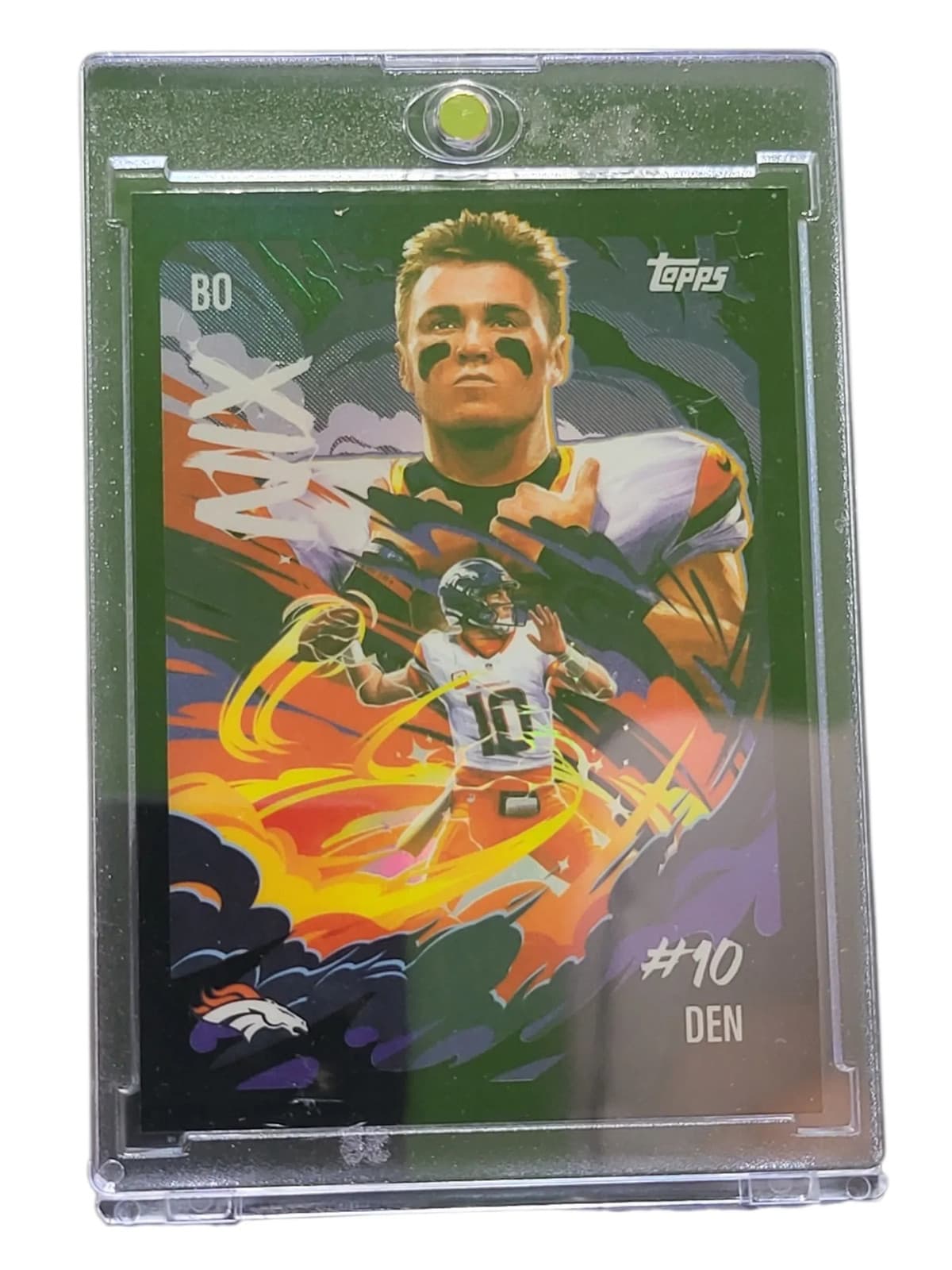 2025 Topps Chrome Ultraviolet Bo Nix #UV-9