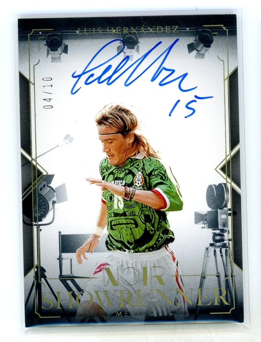 2025-26 Panini Noir FIFA World Cup Luis Hernandez Showrunner Auto #4/10 (AH)