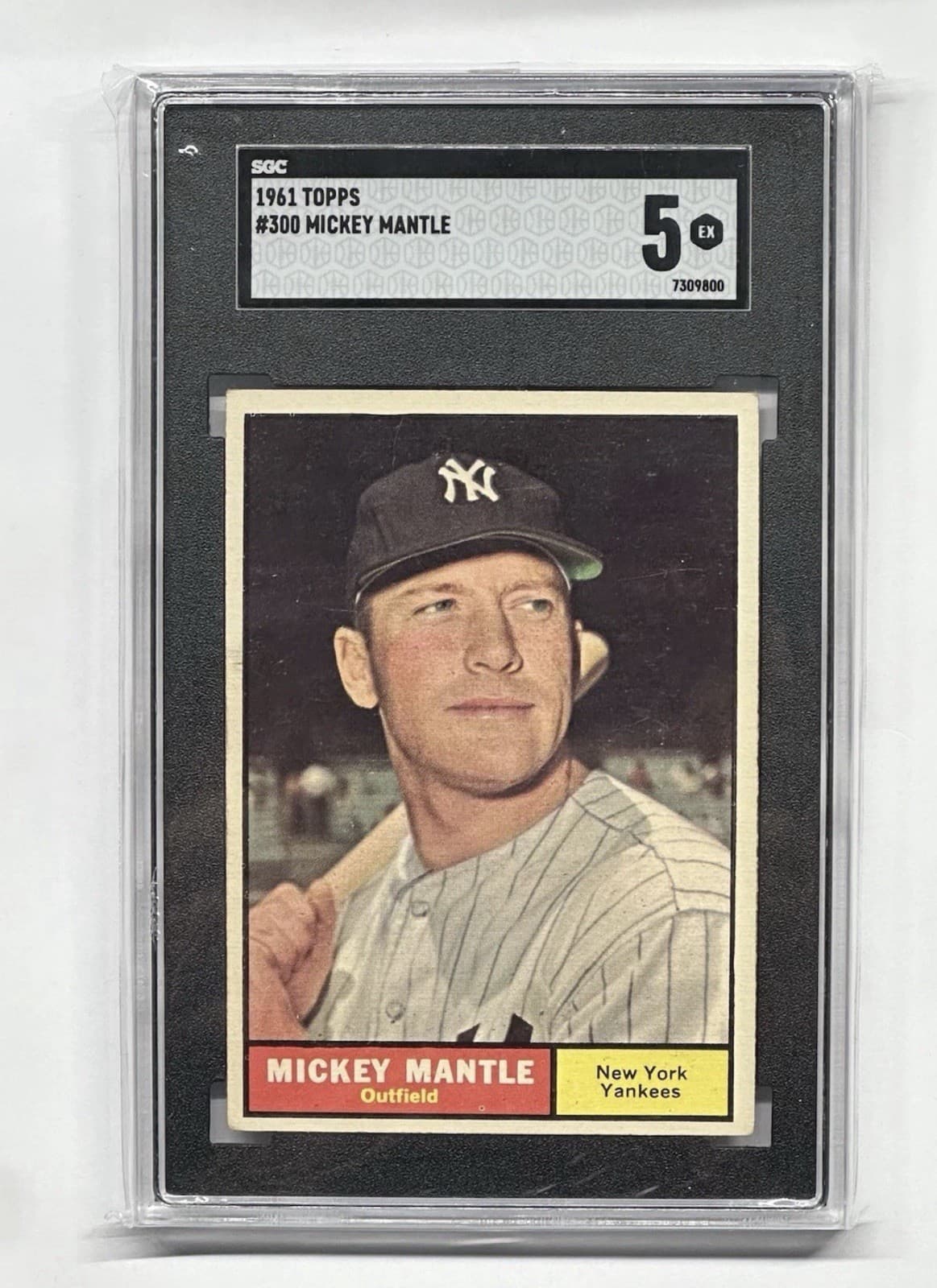 1961 Topps Mickey Mantle #300 SGC 5
