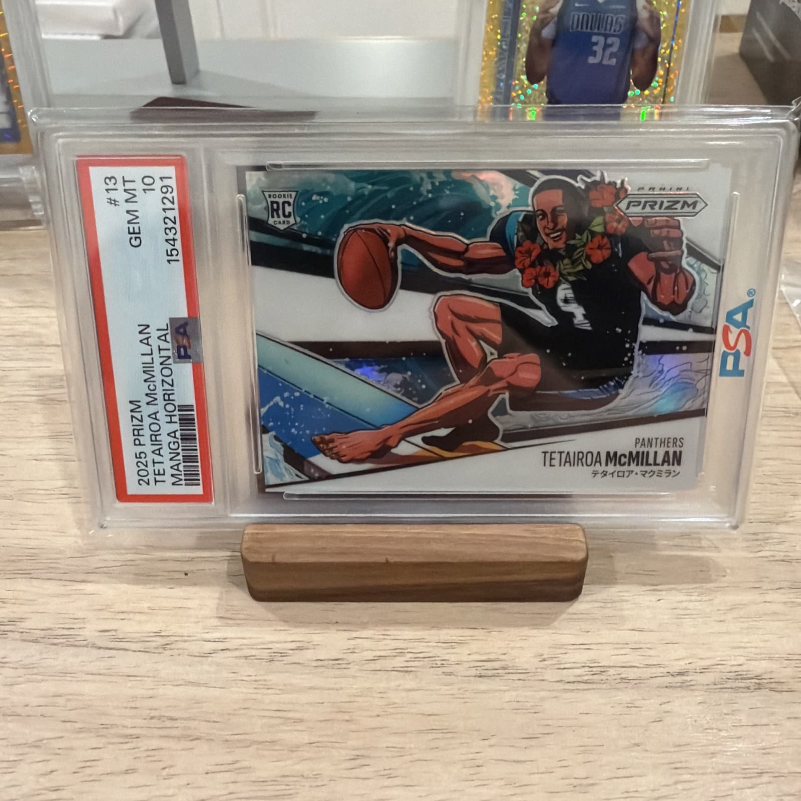 2025 Panini Prizm Tetairoa McMillan Manga - Horizontal RC SP #13 Panthers PSA 10