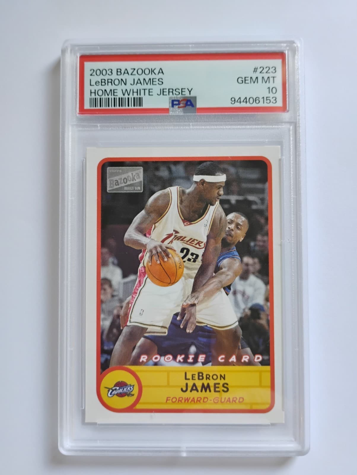 2003 Topps Bazooka LeBron James RC PSA 10 Gem Mint #223 LOWEST ON EBAY INVEST