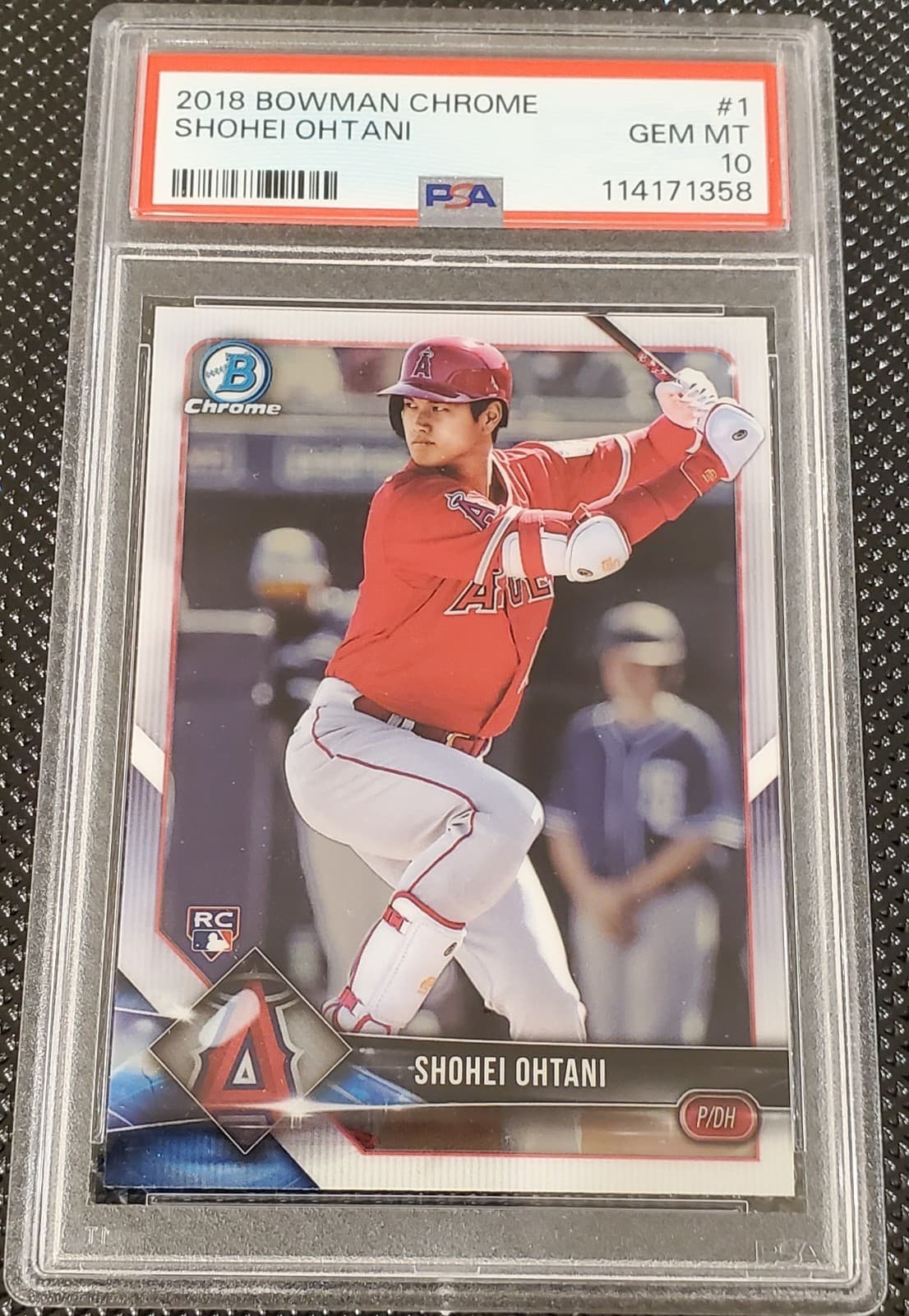 2018 BOWMAN CHROME #1 SHOHEI OHTANI PSA 10 Rookie RC Dodgers Angels
