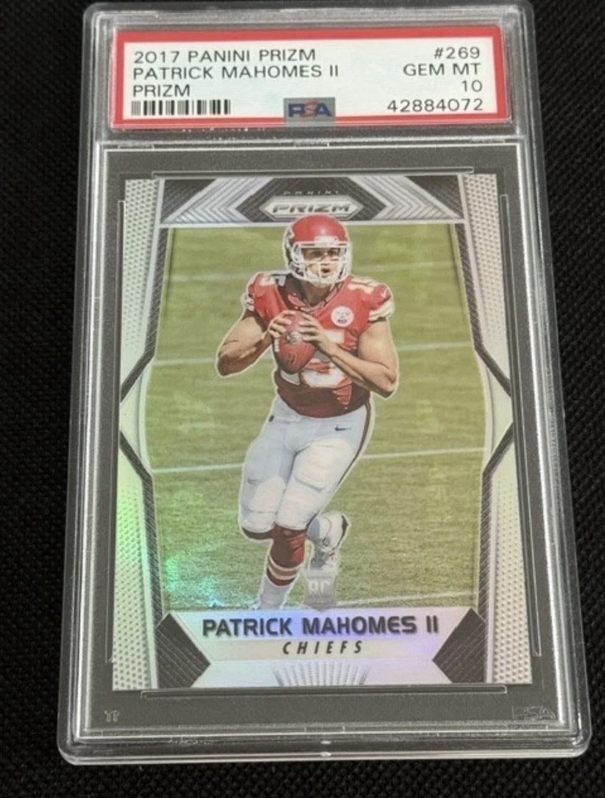 2017 Panini Prizm - Rookies Patrick Mahomes II #269 Silver Prizm (RC)