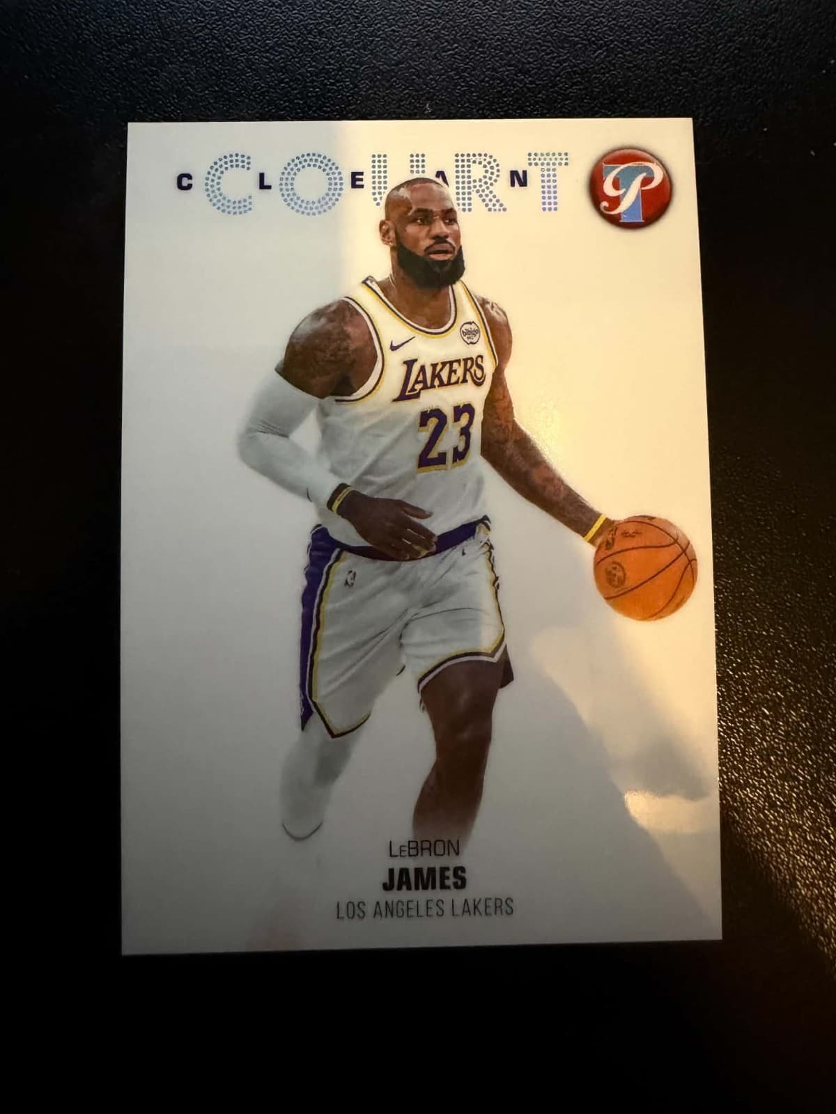 2025-26 Topps Pristine Basketball LeBron James Clean Court #CC-8
