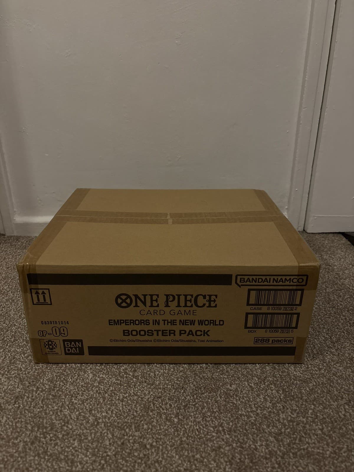 One Piece Card Game OP-09 Emperors in New World Sealed Case English