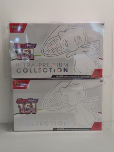 (2) Lot 2023 Pokemon Scarlet & Violet 151 Ultra Premium Collection Sealed Box