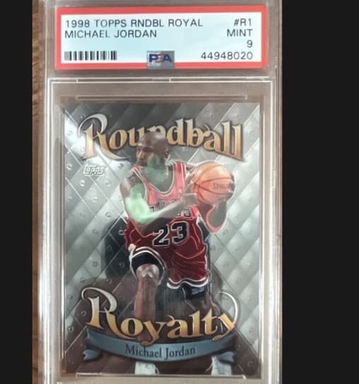 Topps 1998-99 Roundball Royalty R1 Michael Jordan Bulls PSA 9
