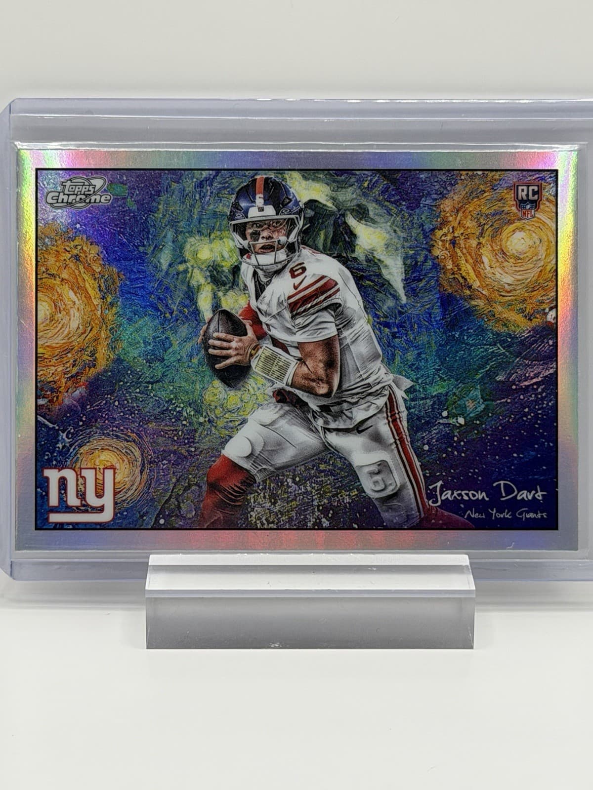 🔥💎 FULL SET!!! 25 Stars In The Night 💫 2025 Topps Chrome Cosmic Dart, Mahomes